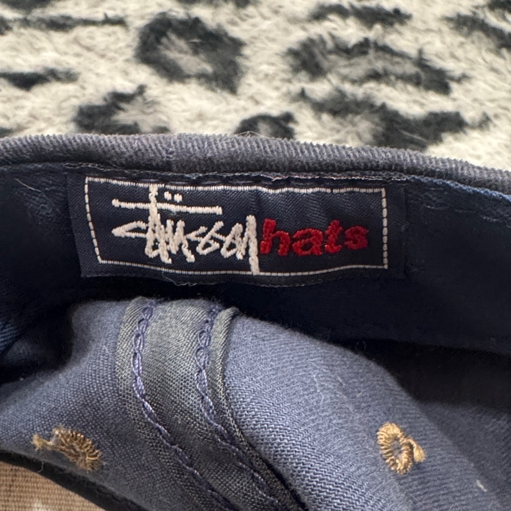 Vintage 90’s Stussy Two-Tone Embroidered Logo Cap - Picture 4 of 4